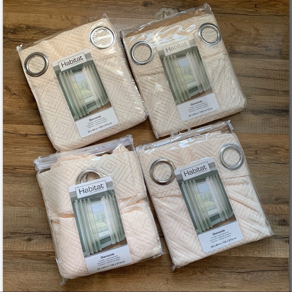 Habitat Other - Diamonds Lace Grommet Panels New In Packaging